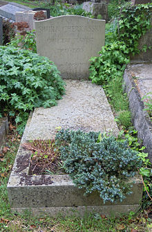 Cherkassky's grave in Highgate Cemetery