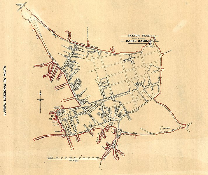 File:Sketch plan of Casal Zabbar (1901).jpg
