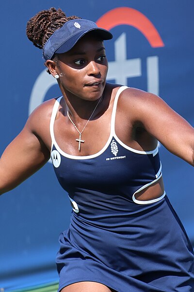 Stephens at the 2023 Washington Open