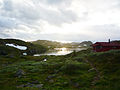 DNT-hytta Sloaros i Setesdal vesthei Ryfylkeheiane landskapsvernområde. Foto: Elin Tjordal Haugen