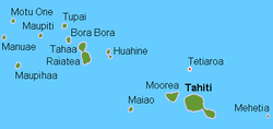 Tetiaroa - Localizzazione