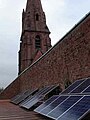 Frankfurt Bockenheim kath. St. Elisabeth Kirche Solardachanlage