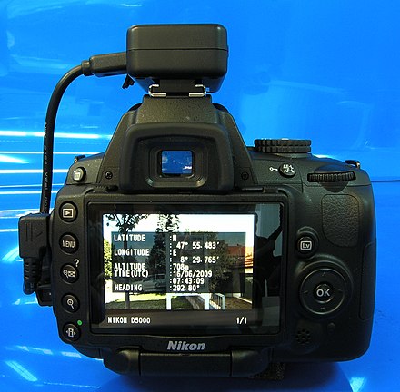 Geotagger "Solmeta N2" for the Nikon D5000 DSLR