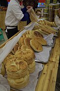 Various bread made from highland barley flour