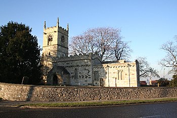 St Peter's Parish Church in Edlington, South Yorkshire St.Peter's church, Old Edlington - geograph.org.uk - 84029.jpg