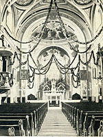 Interior of the Assumption of the Blessed Virgin Mary Church St. Mary's Seminary, interior Church of the Assumption, Perryville, MO.jpg