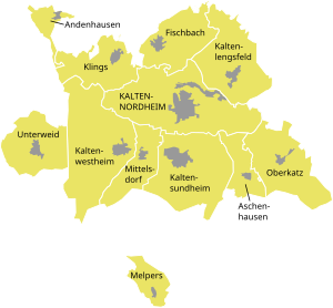 Kaltennordheim: Entstehung des Namens, Geografie, Geschichte