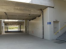 Underpass under the platforms in 2007