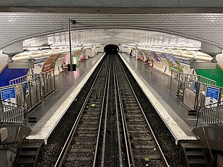 <span class="mw-page-title-main">Ranelagh station (Paris Métro)</span> Metro station in Paris, France