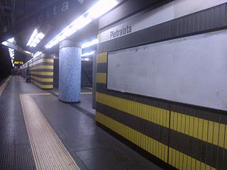 <span class="mw-page-title-main">Pietralata (Rome Metro)</span> Rome metro station