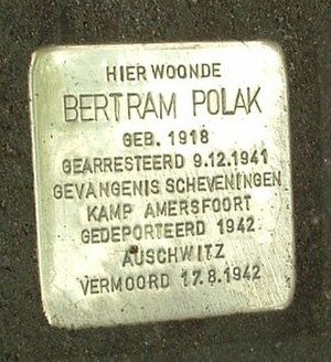 A Stolperstein in Tilburg