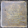 Stolperstein Fasanenstr 59 (Wilmd) Martha Schlesinger.jpg