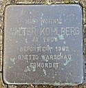 Stolperstein Lauenförde Unterstraße 1 Walter Kohlberg