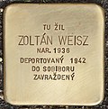 Stolperstein für Zoltan Weisz (Poprad).jpg