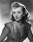 Black-and-white publicity photo of Celeste Holm.