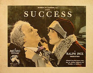 <i>Success</i> (1923 film) 1923 film by Ralph Ince