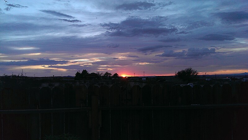 File:Sunset over the Mojave in January.jpg