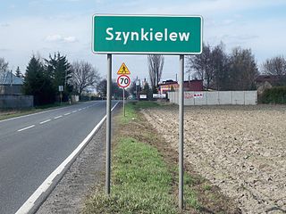 Szynkielew Village in Łódź, Poland