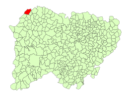 Aldeadávila de la Ribera - Localizazion