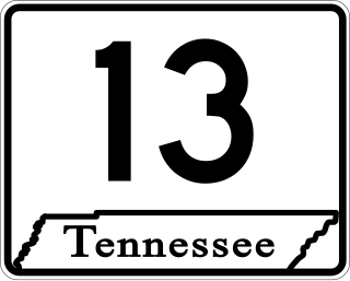 <span class="mw-page-title-main">Tennessee State Route 13</span> Highway in Tennessee