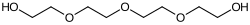 Structural formula of tetraethylene glycol