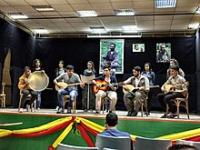 Public performance in the AANES (Rojava) in administration Tev Cand Tev-Cand, Tirbespi2.jpg