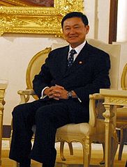 Image 26Thaksin Shinawatra, Prime Minister of Thailand, 2001–2006. (from History of Thailand)