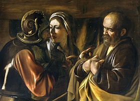The Denial of Saint Peter-Caravaggio (1610).jpg