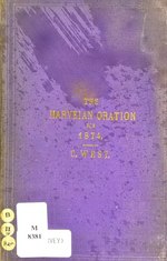 Миниатюра для Файл:The Harveian oration for 1874.djvu