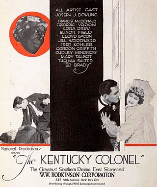 <i>The Kentucky Colonel</i> 1920 silent film by William A. Seiter