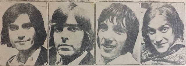 Kinks individual photos in 1970