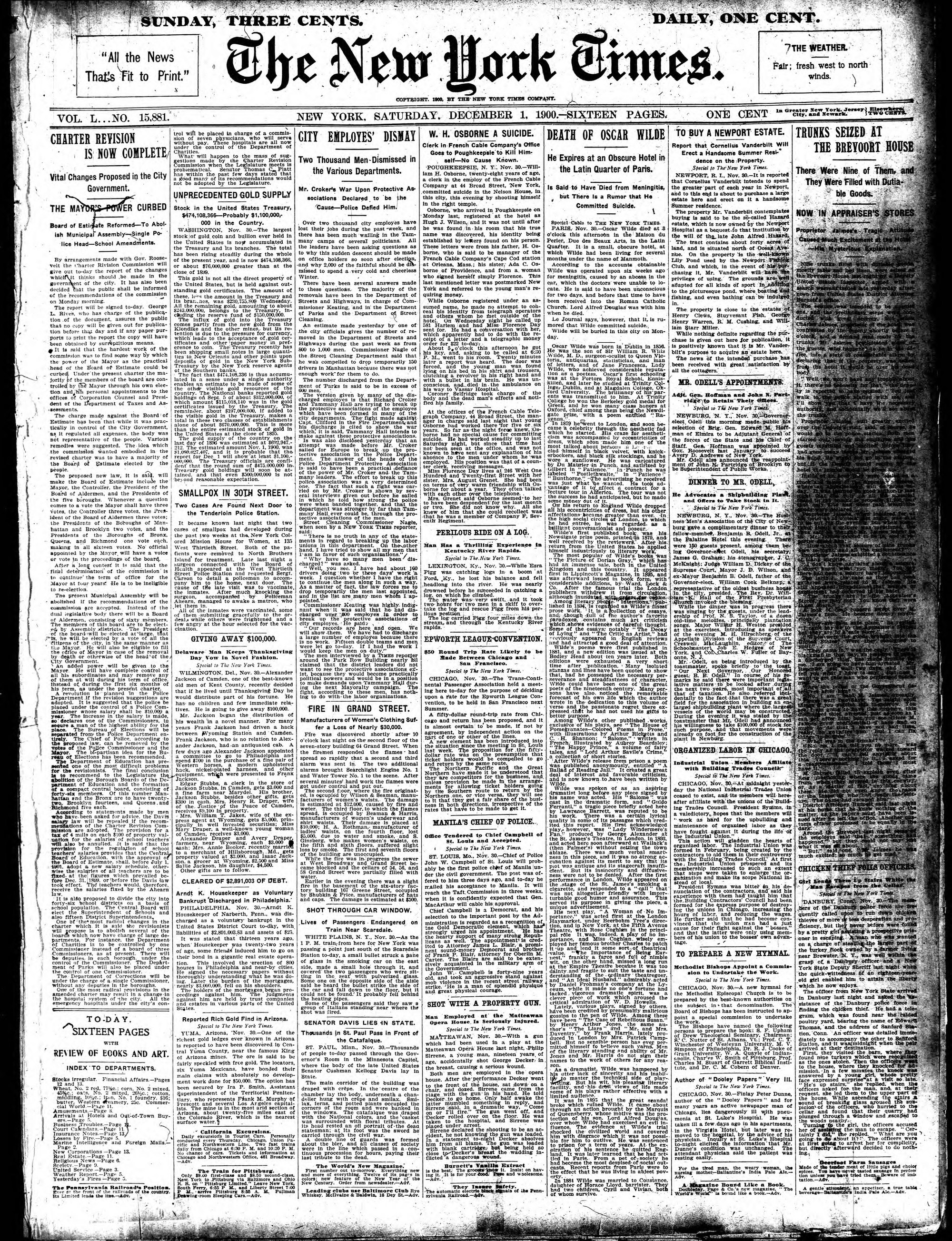 Page The New York Times 1900 12 01 Djvu 1 Wikisource The Free Online Library