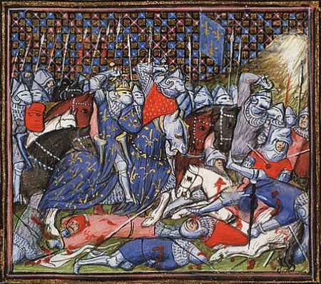 The battle between the Flemish and the French at Cassel.jpg