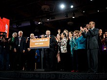 Thomas Mulcair gives his acceptance speech after being named NDP leader on March 24, 2012 Thomas-Mulcair-NDP-Leadership-Acceptance-Speech.jpg