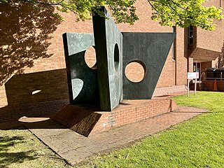<i>Three Obliques</i> (Walk In) 1968 sculpture by Barbara Hepworth