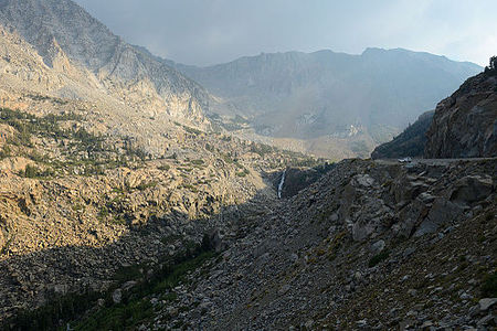 View along Tioga Pass