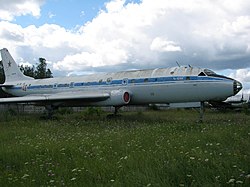 Ту-104АК — летающая лаборатория для подготовки космонавтов в музее ВВС в Монино