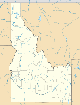 Poloha mesta Boise v rámci federálneho štátu Idaho