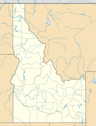 Location map АШЗ Айдахьо