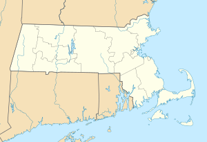 Квінсі. Карта розташування: Массачусетс