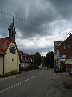 Ukta Village in Warmian-Masurian, Poland