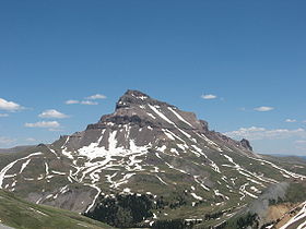 Uncompahgre Peak is the highest peak of the San Juan Mountains of Colorado and the sixth highest peak of the Rocky Mountains.