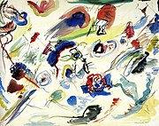 Art abstracte. Vassili Kandinski, Composició VII pintat el 1913[3]