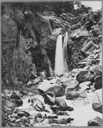 Ute Falls in Ute Pass, by William Henry Jackson, 1873, Department of the Interior.