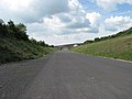 Čeština: Dva podjezdy na stavbě dálnice D8 u Dobkoviček. Okres Litoměřice, Česká republika. English: Two tunnels at the construction of highway D8 near Dobkovičky village, Litoměřice District, Czech Republic.