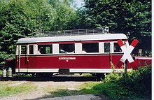 T2 der Bleckeder Kreisbahn (Typ C) auf der Museumsbahn Schönberg–Schönberger Strand