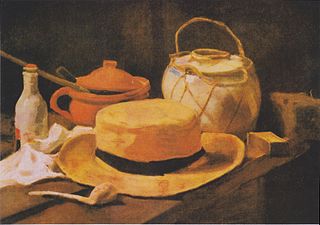 <i>Still Life with Straw Hat</i> Painting by Vincent van Gogh