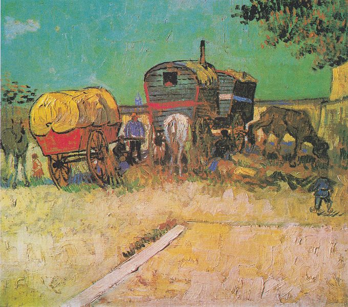 File:Van Gogh - Zigeunerlager mit Pferdewagen.jpeg