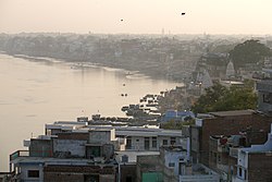 Varanasi, India, Varanasi skyline in the evening.jpg