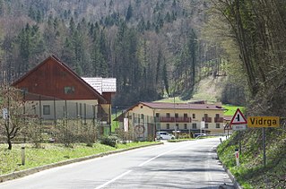 Vidrga Place in Upper Carniola, Slovenia